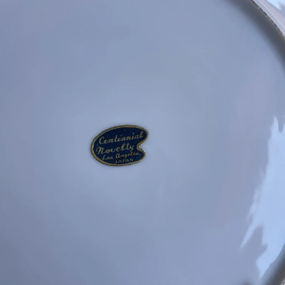 Vintage Catalina Island Collector Plate Centennial Novelty Japan‎ - Size 4